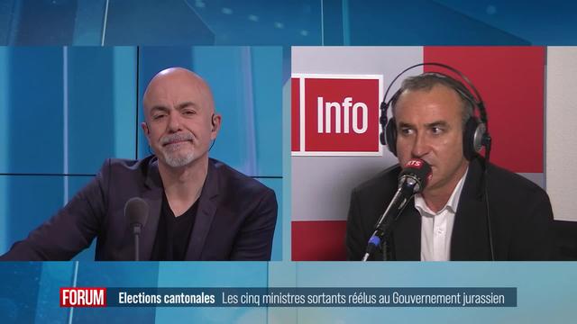 Les cinq ministres sortants ont été réélus au Gouvernement jurassien (vidéo)