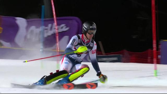 Zagreb (CRO), slalom messieurs 2e manche: victoire du Français Clément Noël