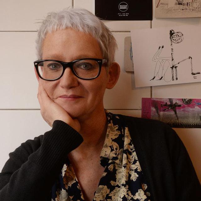 Helene Becquelin, graphiste, illustratrice et dessinatrice de bande dessinée [Philippe Pache - DR]