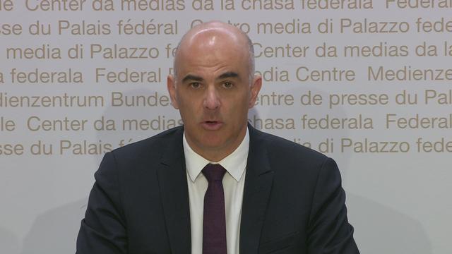 La conférence de presse d'Alain Berset sur les mesures contre le coronavirus