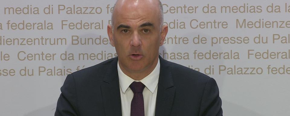 La conférence de presse d'Alain Berset sur les mesures contre le coronavirus