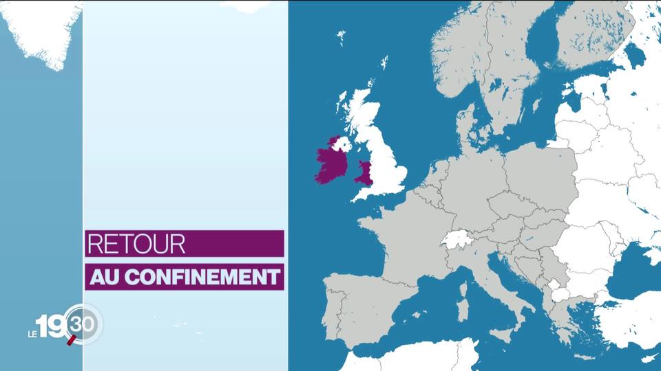 Face à la virulence de l'épidémie, l'Irlande et le Pays de Galle reconfinent