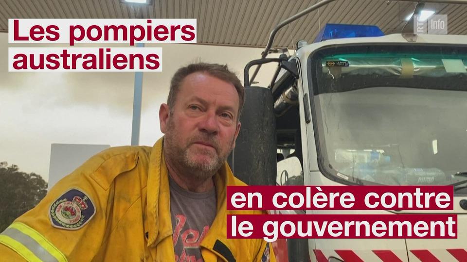 Les pompiers australiens en colère contre le gouvernement