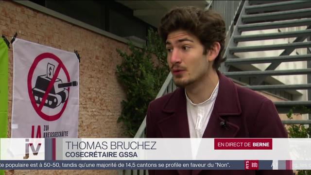 Initiative matériel de guerre : réaction de Thomas Bruchez, co-secrétaire du GSSA