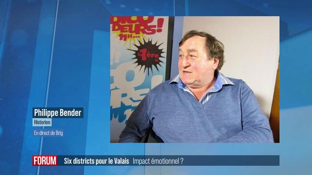 La Constituante prête à troquer les 13 districts valaisans au profit de 6 régions: interview de Philippe Bender