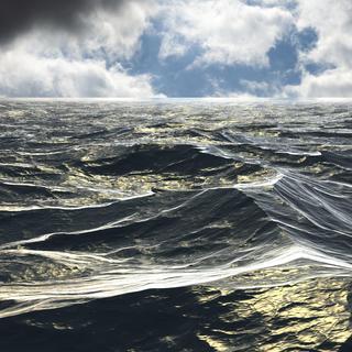 Calme avant la tempête sur l'océan. [Depositphotos - Fraenks]