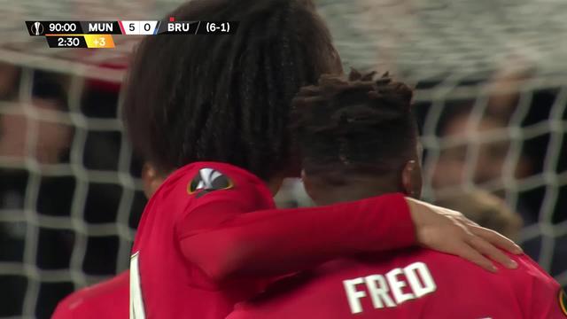 Europa League, 1-16 retour: Man. United - Bruges (5-0)