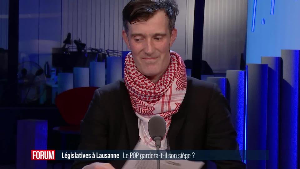 A Lausanne, David Payot fait liste commune avec le PS, un pari risqué? Son interview