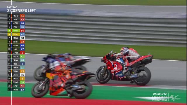 Spielberg (AUT), Moto GP: Oliveira (POR) s'impose sur le fil !