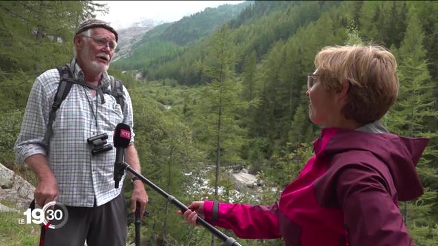 Le glacier du Trient symbolise le réchauffement climatique