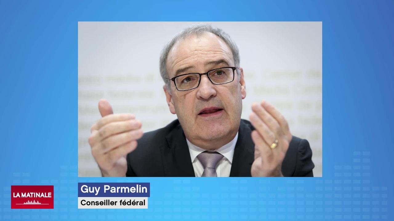 Guy Parmelin, conseil fédéral UDC en charge du Département fédéral de l’économie (vidéo)