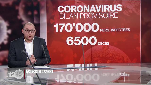 Antoine Silacci présente le bilan provisoire de l'épidémie de Covid-19 à travers le monde.