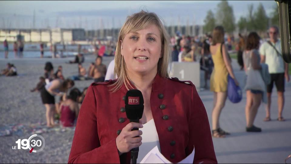 Chloé Steulet: "C'est un immense succès pour l'ouverture au public de la nouvelle plage des Eaux-Vives"