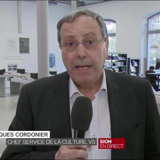 Le canton du Valais lance un programme pour soutenir ses écrivains. Explications, Jacques Cordonier, chef culture VS