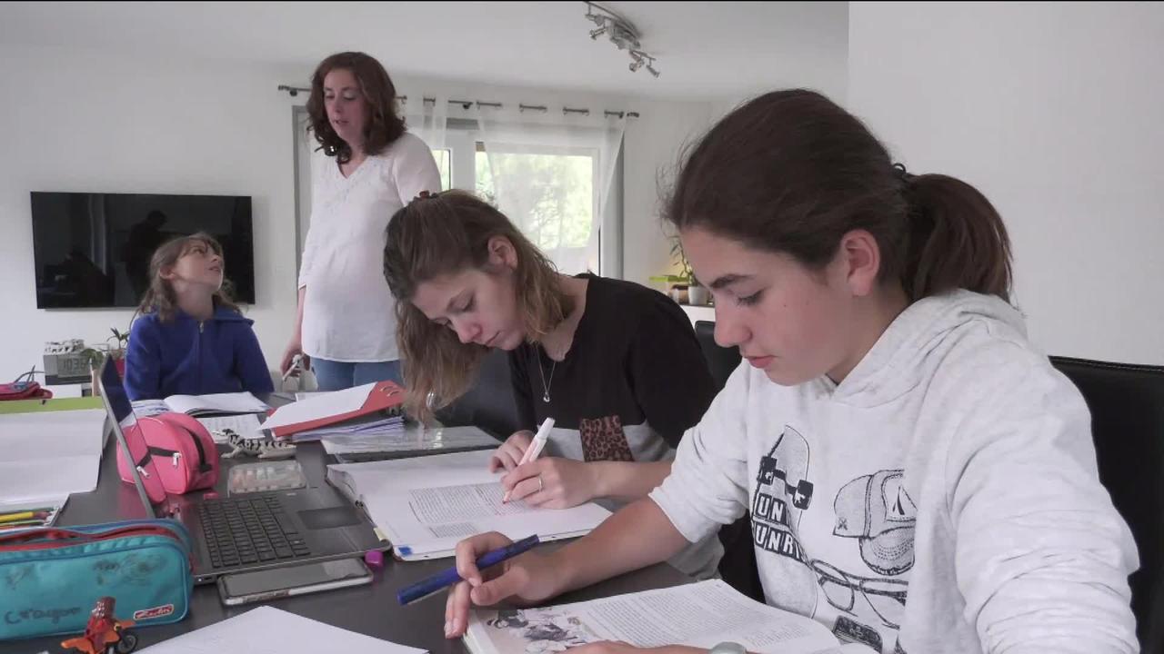 Certains parents ont apprécié faire l'école à la maison durant la pandémie.