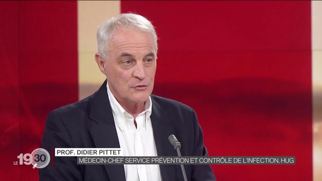 Didier Pittet: "C'est une critique générale. La Suisse a très peu testé, elle est en train de se reprendre mais c'est compliqué."