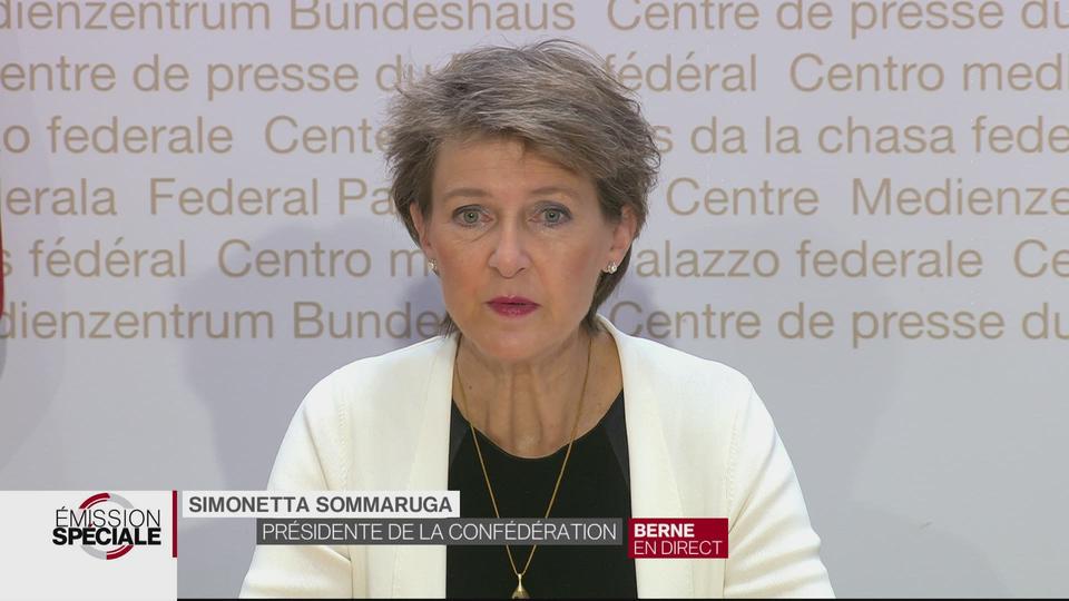 Simonetta Sommaruga: "Chaque assouplissement amène plus de responsabilité"