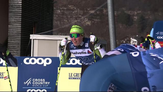 Val di Fiemme (ITA), finale dames: victoire de Lampic (SLO) devant Jacobsen (NOR) 2e et Diggins (USA) 3e