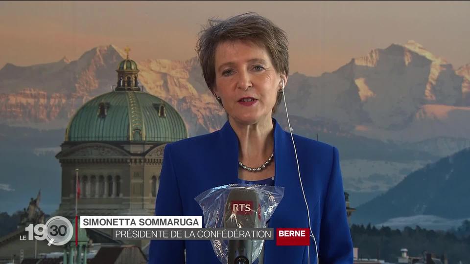 Simonetta Sommaruga "On a choisi de soutenir Swiss, mais le Conseil fédéral soutient aussi les démarches environnementales"