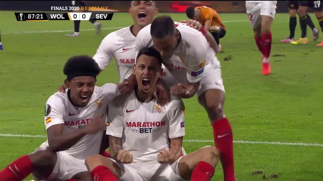 1-4 de finale, Wolverhampton - Séville (0-1): Ocampos libère les Andalous qui filent en demies