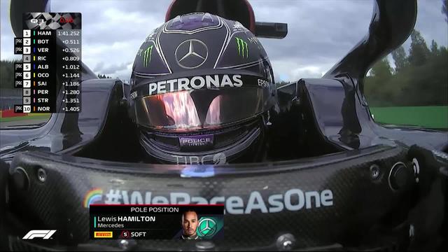 GP de Belgique (#7), Q3: nouvellle pole position pour Lewis Hamilton (GBR)