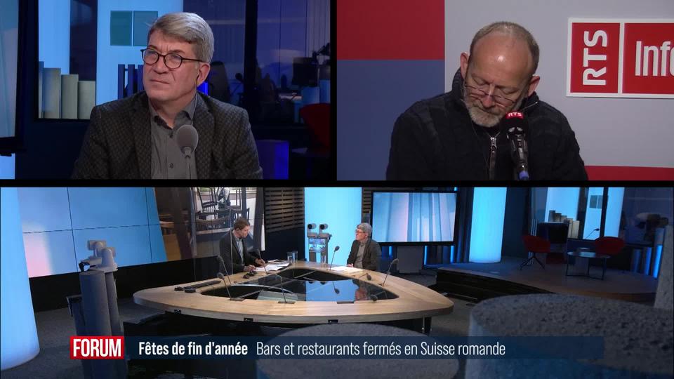 Nouvelles mesures des cantons romands pour les Fêtes: interview de Dominique de Buman et Francesco Panese