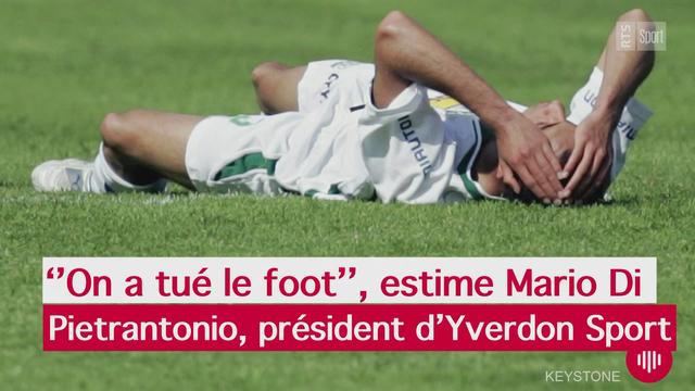 Promotion League: Mario Di Pietrantonio est très amer (Sport Première, 2 mai)