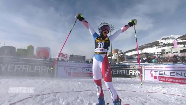 Ski alpin, Sestrières: Aline Danioth se blesse lors du géant parallèle