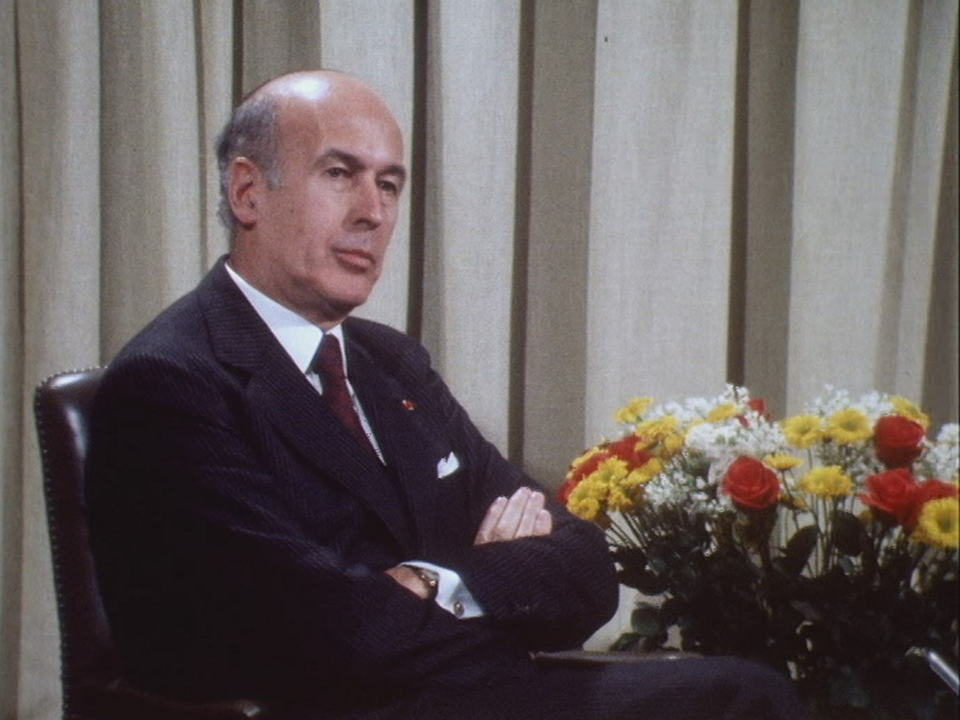 Le président français Valéry Giscard d'Estaing en 1979. [RTS]