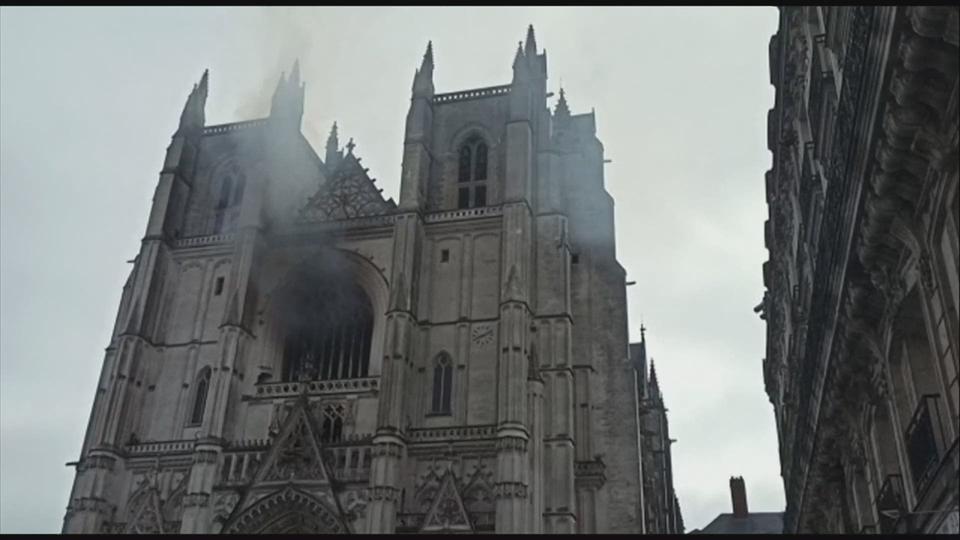 Incendie à la cathédrale de Nantes