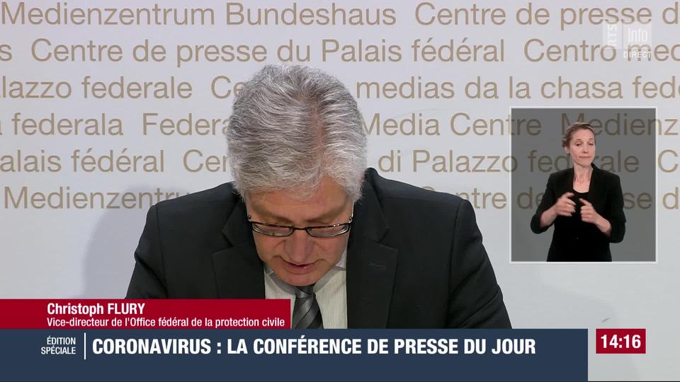 Christoph Flury, vice-directeur de l'Office fédéral de la protection civile