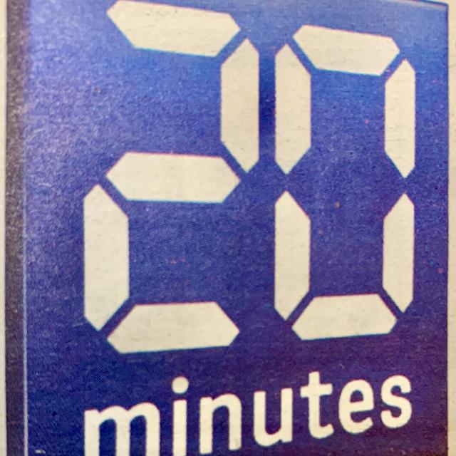 20 minutes logo [20 min - 20 min]