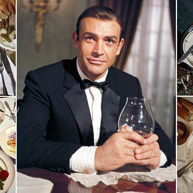 James Bond: bouffe et cocktails [Daily Mail - Pierre-Etienne Joye]