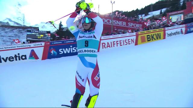 Adelboden (SUI), 2e manche slalom messieurs: Loic Meillard (SUI)
