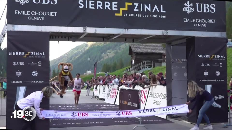 Annoncée en dernière minute, la course  Sierre-Zinal a bien eu lieu ce vendredi, mais réservée aux coureurs élites