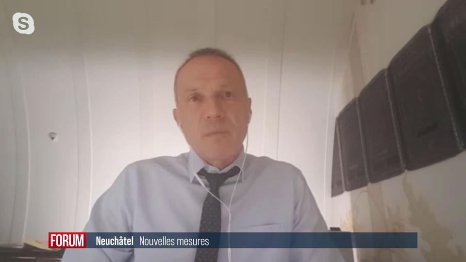 Nouvelles mesures à Neuchâtel: interview de Laurent Kurth