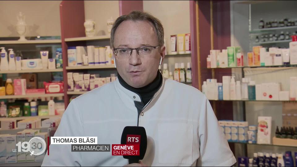 Thomas Bläsi, pharmacien "Aujourd'hui, le prix raisonnable pour un masque c'est 1 .-".