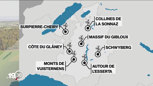 Le canton de Fribourg a présenté sa stratégie éolienne à l'horizon 2030, mais des oppositions se profilent déjà.