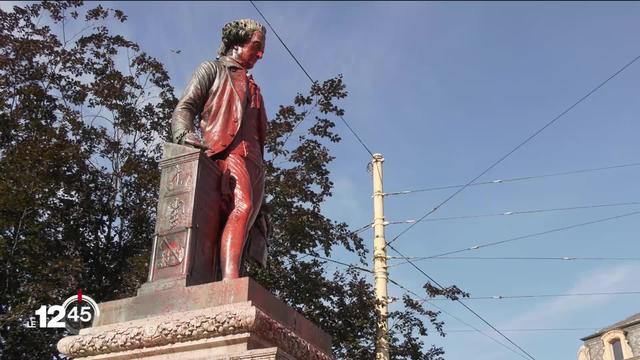 Neuchâtel: la statue de David de Pury a été vandalisée.