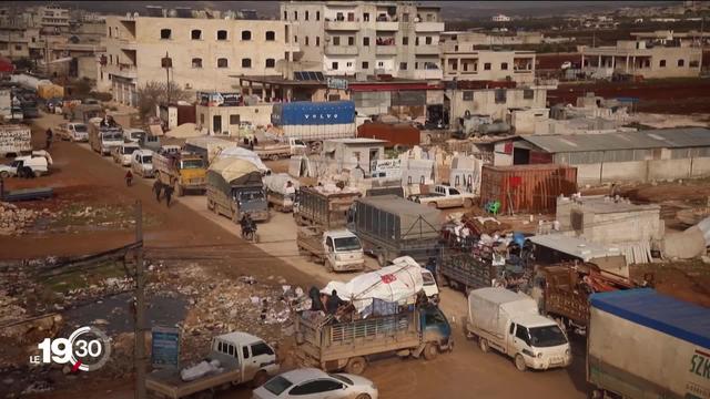 Une catastrophe humanitaire menace dans le Nord-Est de la Syrie. Près de 900'000 habitants ont fui la région d'Idlib.