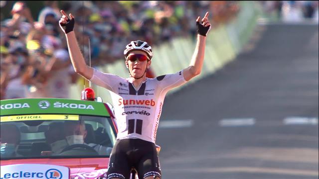 19e étape, Bourg-en-Bresse - Champagnole: deuxième victoire pour Søren Kragh Andersen (DAN) dans ce Tour !