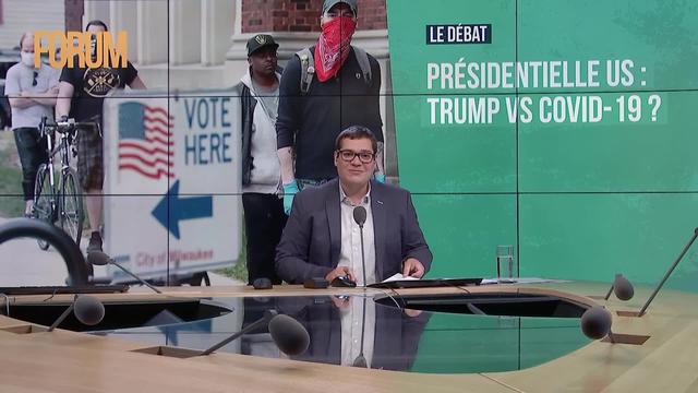 Le débat (vidéo) - La présidentielle américaine: Trump contre le coronavirus?