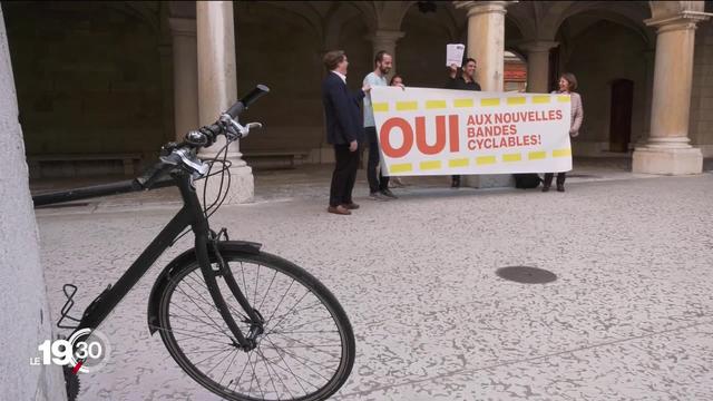 La guerre des transports reprend à Genève avec les pistes cyclables provisoires