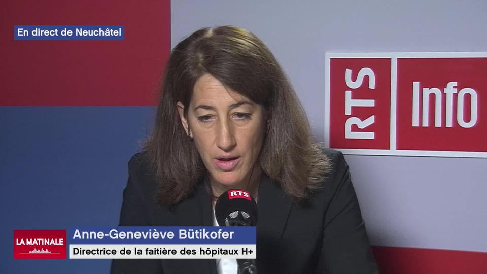 Anne-Geneviève Bütikofer, directrice de l’organisation nationale des hôpitaux H+ (vidéo)