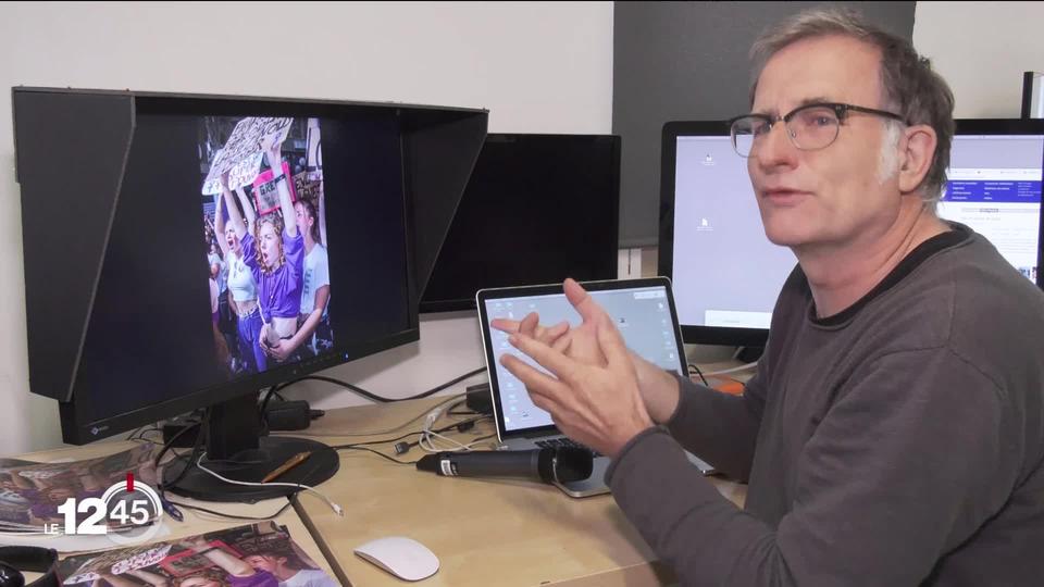 Yves Leresche est le photographe suisse de l'année. Le Lausannois est salué pour sa couverture de la grève des femmes du 14 juin