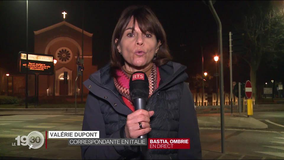 Valérie Dupont, à Bastia, Ombrie "Le gouvernement a admis qu'il a été surpris. Les vols bloqués vers la Chine n'ont pas suffi."