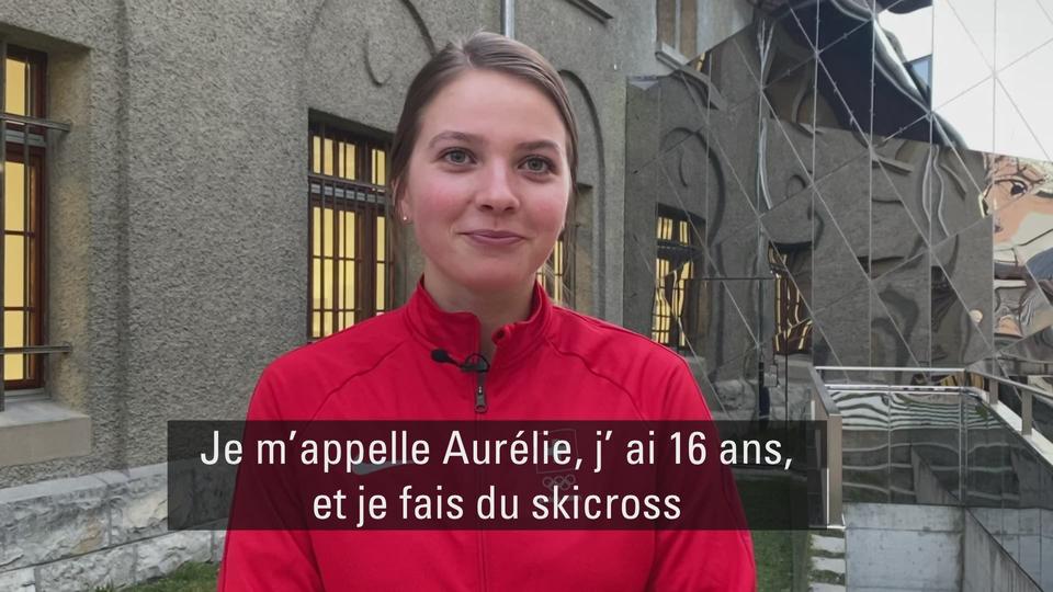 Aurélie Sainz évoque le skicross