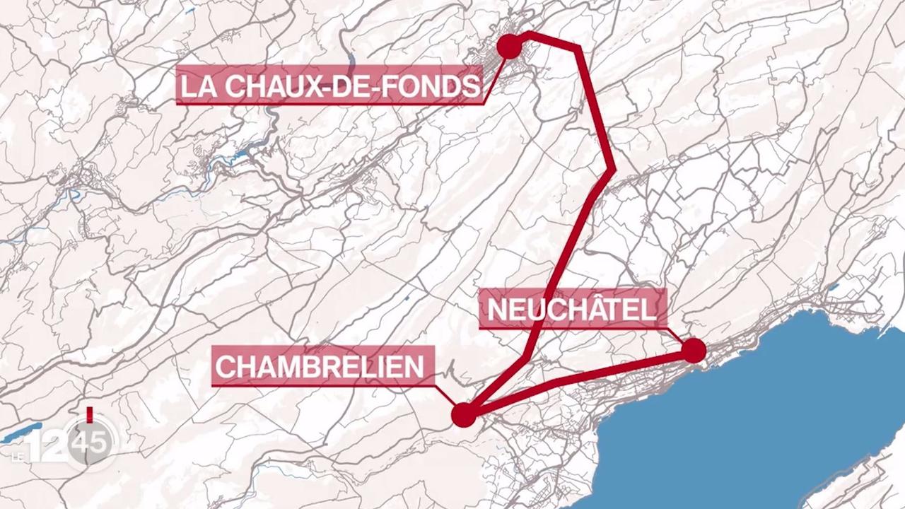 Le trafic ferroviaire entre Neuchâtel et la Chaux-de-Fonds va être interrompu durant huit mois l'année prochaine.