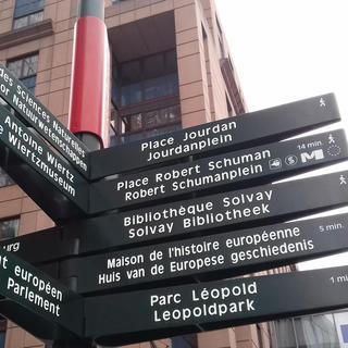 Au cœur du quartier de l’Europe à Bruxelles [RTS - Brice Andlauer]