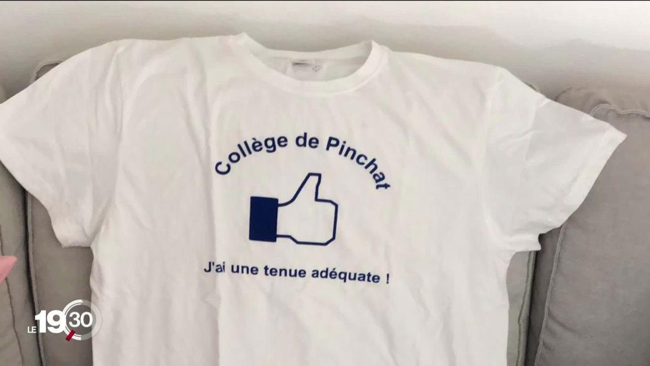 Polémique à Genève après les révélations sur le "T-shirt de la honte" pour tenue jugée inadéquate dans un cycle d'orientation.